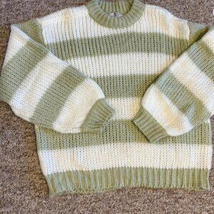 Grey Bandit Striped Sweater